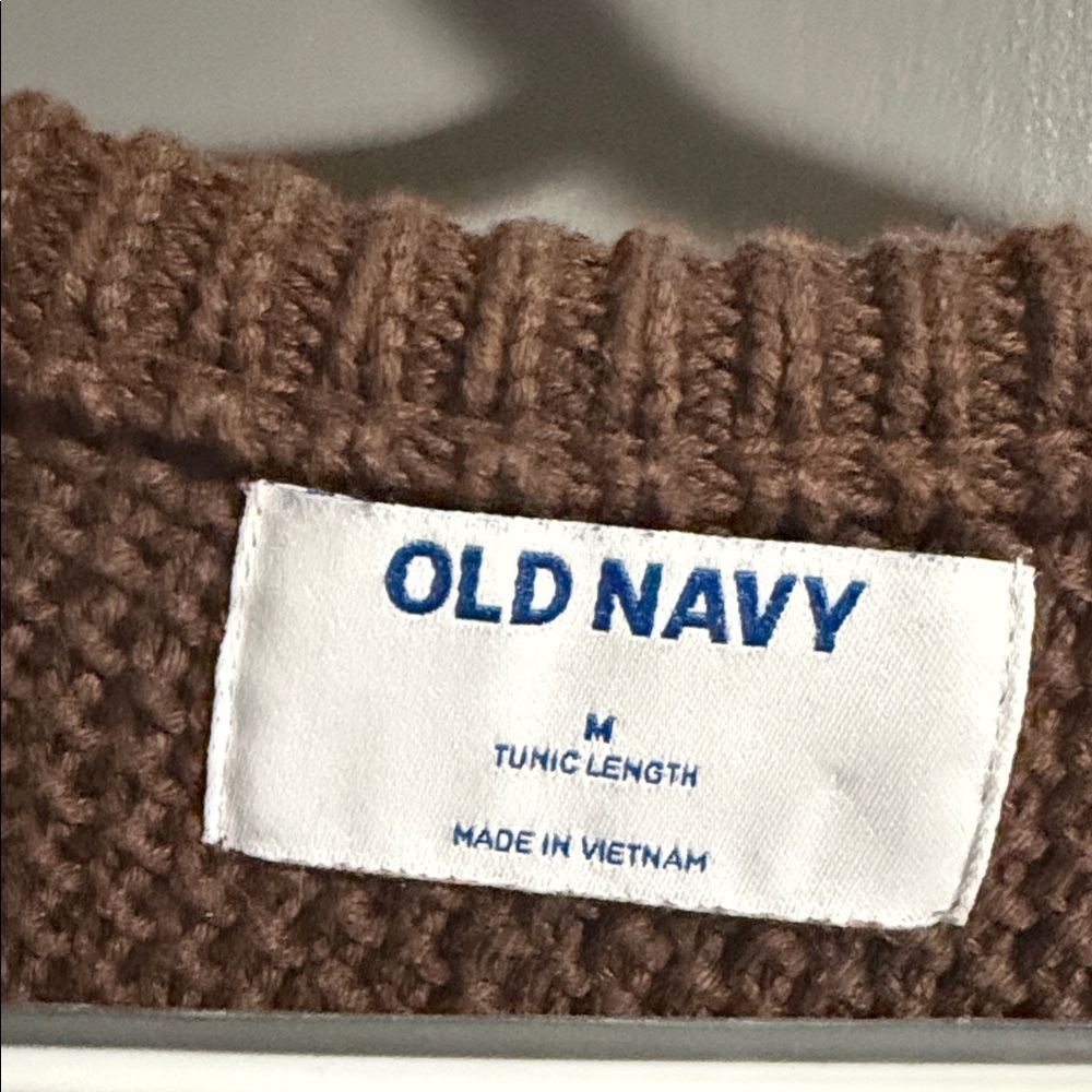 Old Navy Chocolate Knit Tunic - Picture 2 of 4